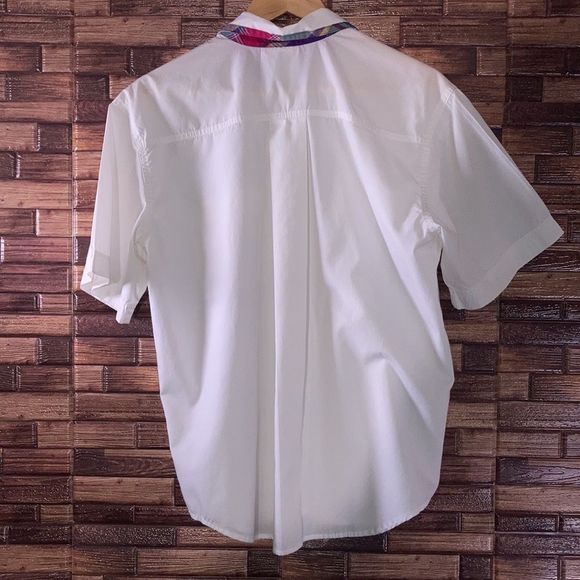 Vintage 80’s Jantzen Womens Embroidered Medium White Button up - Picture 2 of 9